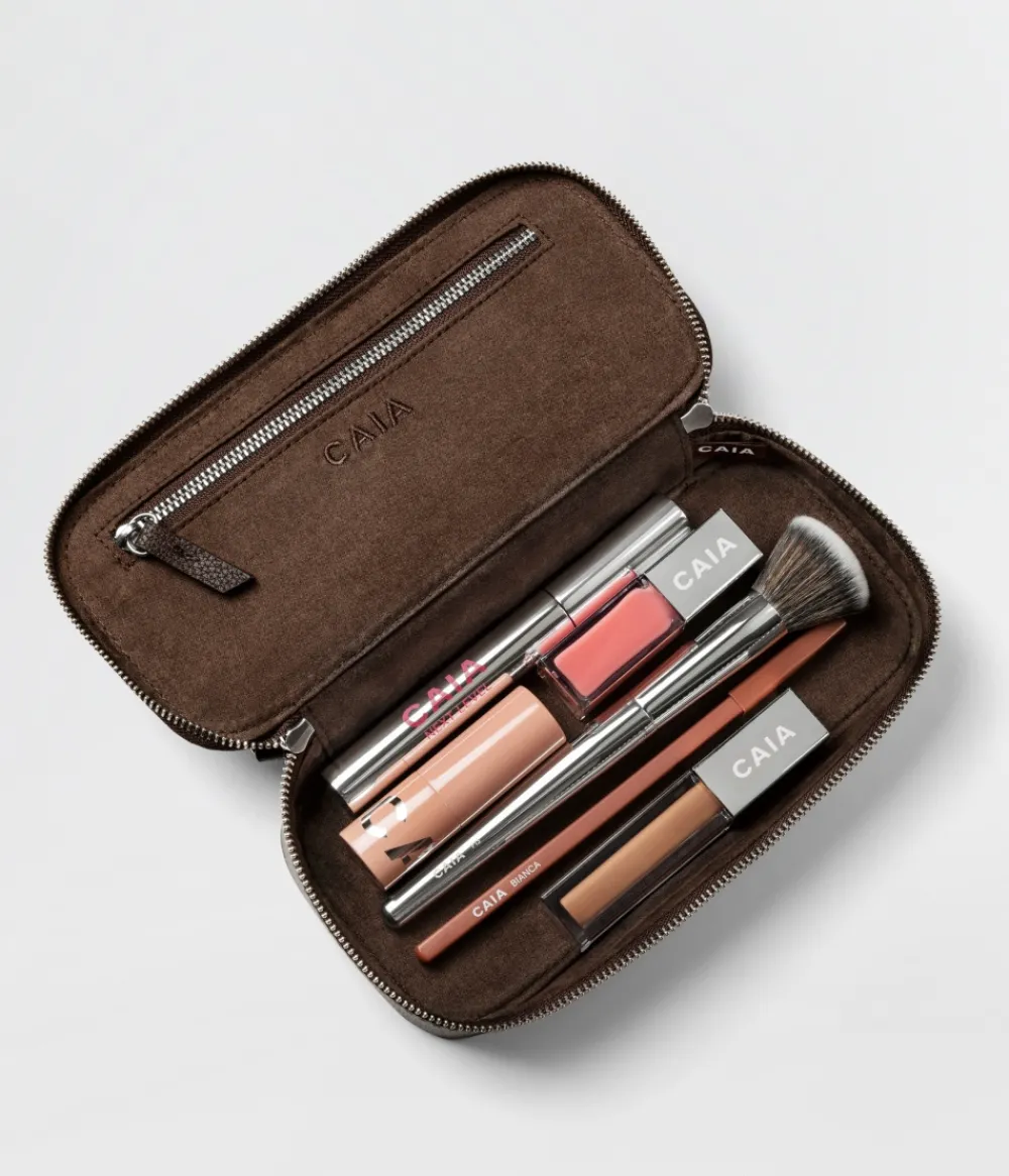 New CAIA Cosmetics SMALL BEAUTY CASEBROWN